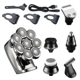 8D Multifunctional Electric Men's Shave Head Tool