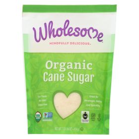 Wholesome Sweeteners Sugar - Organic - Milled - Unrefined - Case Of 12 Lbs