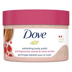 Dove Exfoliating Body Polish Scrub Pomegranate & Shea Butter, 10.5 oz