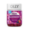 OLLY Extra Strength Elderberry Gummies, Immune Support, Vitamin C, D, Zinc, Berry, 60 Count