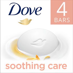 Dove Soothing Care Moisturizing Beauty Bar with Calendula Oil, 424 gram