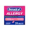 Benadryl Ultratabs Antihistamine Cold & Allergy Relief Tablets;  24 Count