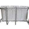 Medical Bathroom Safety Shower Tub Aluminium Alloy Bath Chair Transfer Bench with Wide Seat White YF