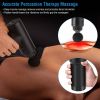 Percussion Massage Gun Rechargeable Deep Tissue Vibration Massager Handheld Leg Body Cordless Massager