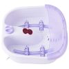 4 Rollers Bubble Heating Foot Spa Massager