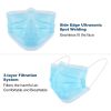 50Pcs 3-Layers Disposable Face Masks Elastic Earloop 95% Melt-Blown Filter Sanitary Face Mask