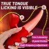 Tongue Licking Vibrator Nipples Massager for Female Masturbation & Couples