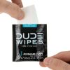 DUDE Wipes Unscented XL Flushable Wipes, 30 Individually Wrapped Wipes