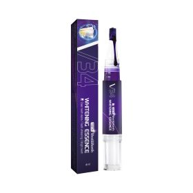 Purple Plastic Tooth Cleaning Pen Beautiful Tooth Teeth Cleaning Yellow Teeth