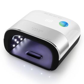 Painless quick-drying induction nail light therapy machine (Option: White-AU)