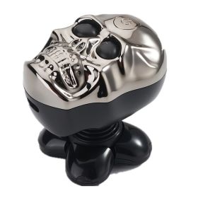 Six-in-one multifunctional new skull head electric shaver (Color: Silver)