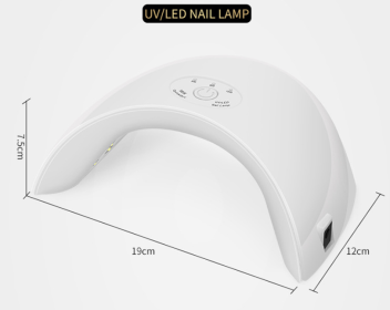 Nail phototherapy machine dryer (Option: White-Inductive-USB)