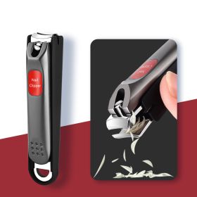 High-end Portable Original Large Imported Nail Clippers (Option: TrumpetStarry Night Black)